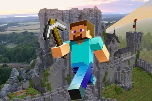 Minecraft launches Corfe Castle